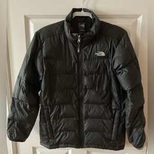 The North Face Boy’s Black 550 Down Puffer Jacket / Coat - Size XL (18-20)